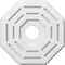 Ekena Millwork Westin Architectural Grade PVC Ceiling Medallion, 14"OD x 3"ID x 5 1/2"C x 1"P, One-Piece CMP14WN-03000 - alternate 1